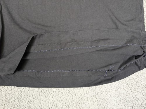 JONES NEW YORK Dress Black W/ White Collar Embroidery Stretch Sheath Dress Sz M - Picture 6 of 11