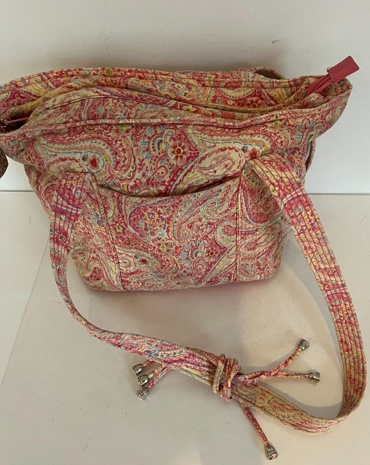 Bolso de hombro Donna Sharp rosa acolchado de algodón Foto 3 de 4