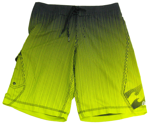 BILLABONG Mens (Size 32) Yellow & Black Board Shorts Beach Surfing Swim Swimwear