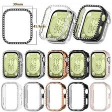 Diamond Encrusted Watch Protective Case PC Bumper Cover For Huawei Watch Fit3