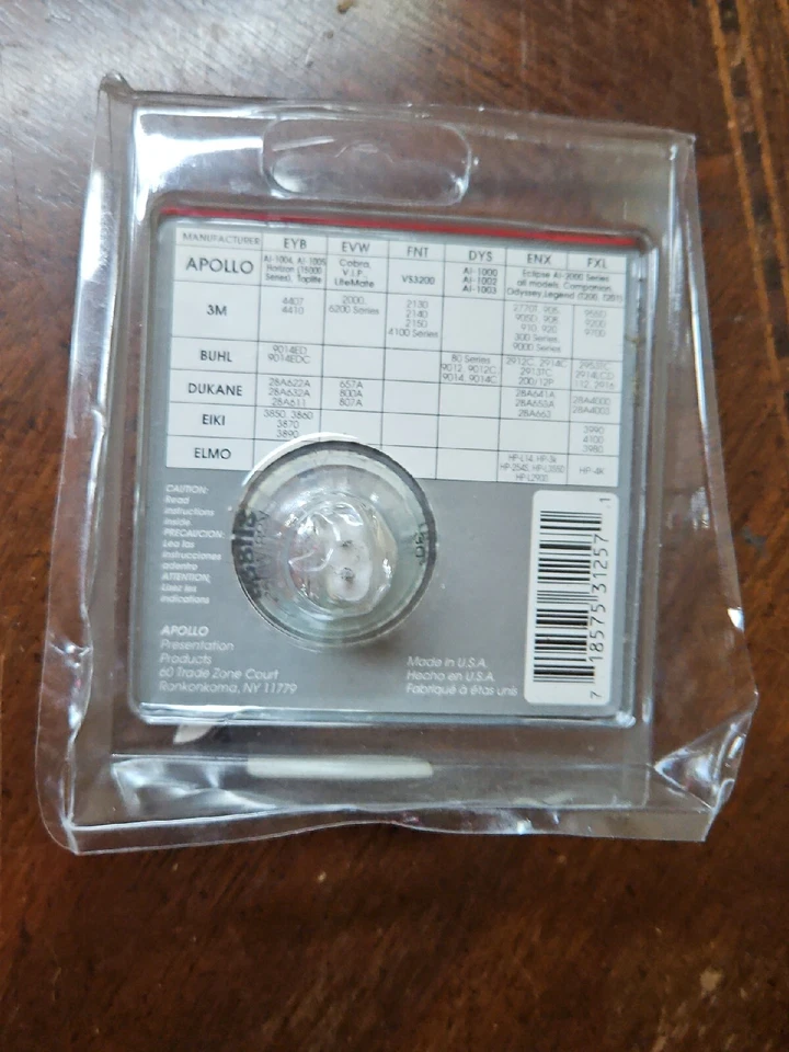 APOLLO Modelo:EVW-31257 Lámpara de Proyección. Nuevo stock antiguo  Foto 2 de 2