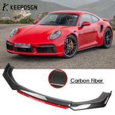 Carbon Fiber Front Bumper Lip Splitter Spoiler Chin For Porsche 911 Carrera Gt Carbon Fiber Front Bumper Lip Splitter Spoiler Chin For Porsche 911 Carrera Gt