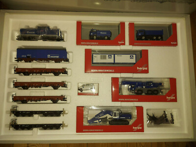 Märklin H0 26519 Zugset Bau-Transportzug " Hochtief " Herpa 150255 Neu  Digital | Ebay