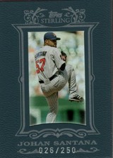2007 Topps Sterling #83 Johan Santana #/250 BX 1 YY