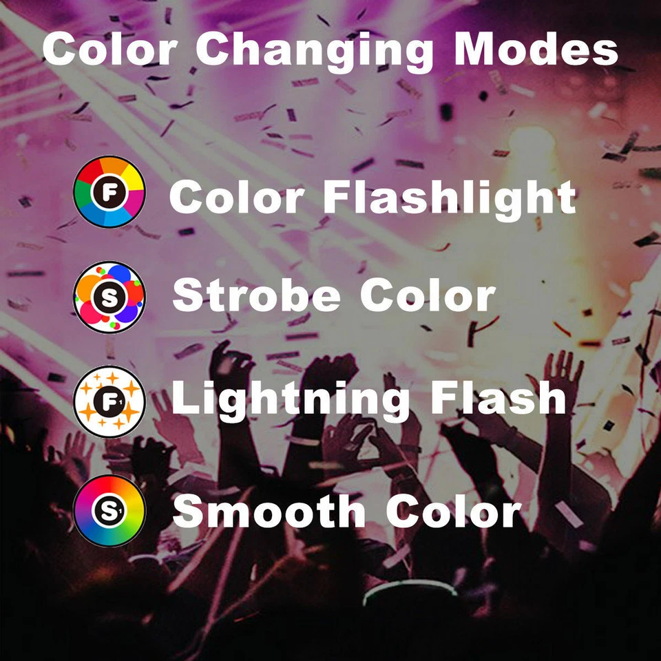 4X E26 RGB LED Bulbs Magic Color Changing Lighting Decor Light IR Remote Control - Image 2 of 4
