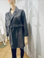 Giacca aperta simil camoscio grigio New Collection tg.S-L