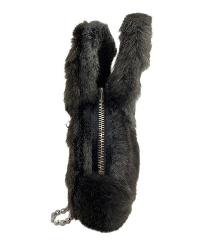 [新品未使用] SONIA RYKIEL SACS fake fur bag SONIA RYKIEL Faux fur mini bag bla… - Gem