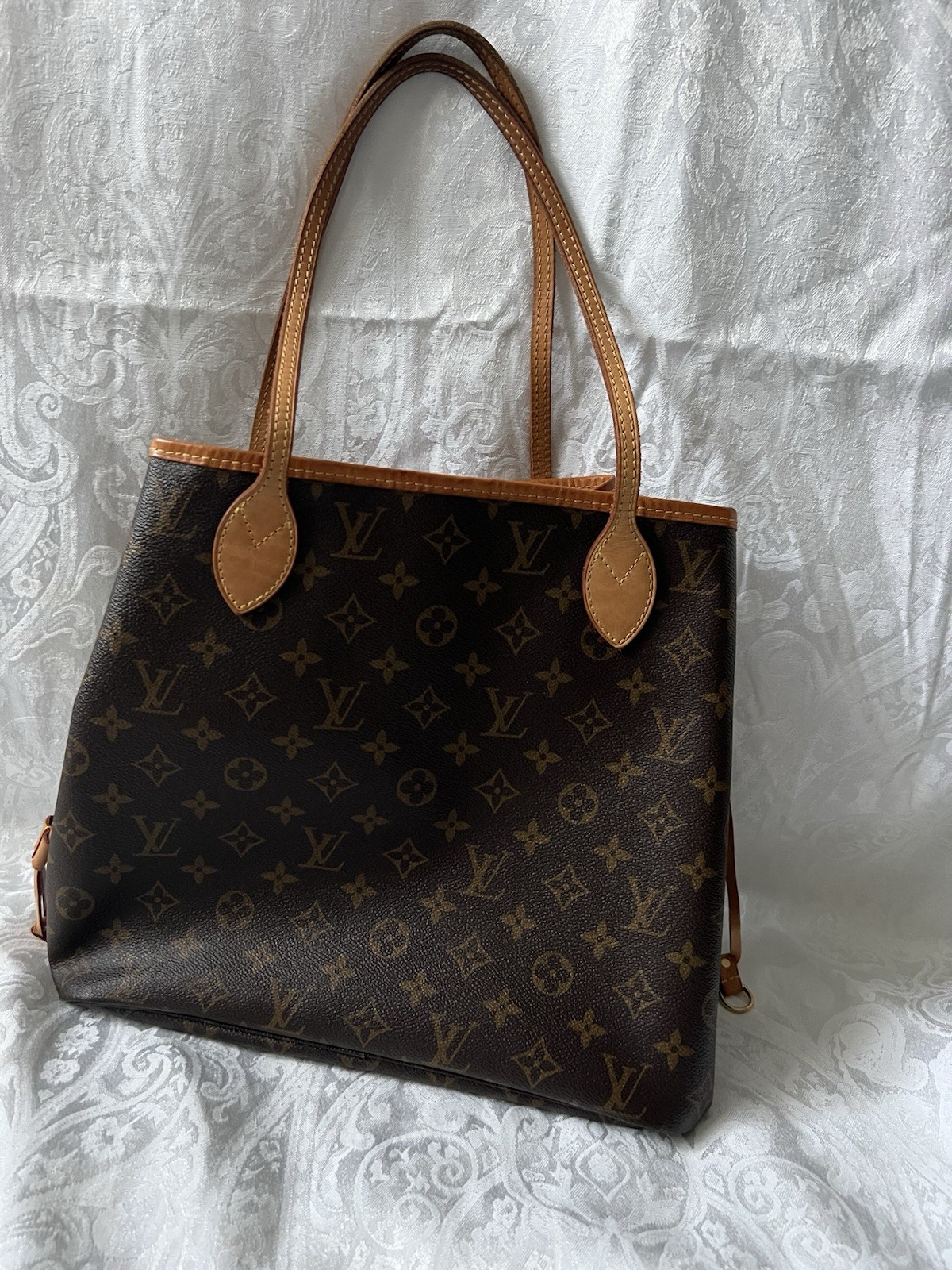 LOUIS VUITTON Neverfull MM Tote shoulder Bag M40995 Monogram leather Brown Used