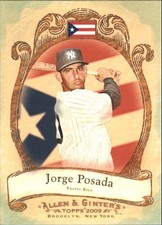2009 Topps Allen and Ginter National Pride #NP15 Jorge Posada Card