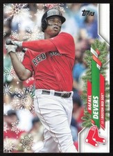 2020 Topps Holiday Rafael Devers #HW90 Boston Red Sox