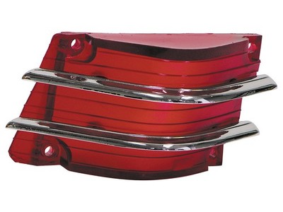 1965 Comet Taillight Lens LH Outer Red Caliente Cyclone Mercury New