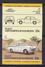 🦬Timbre de Saint Vincent - Iles Grenadines - Luxe ** - 25 c Automobiles🦬
