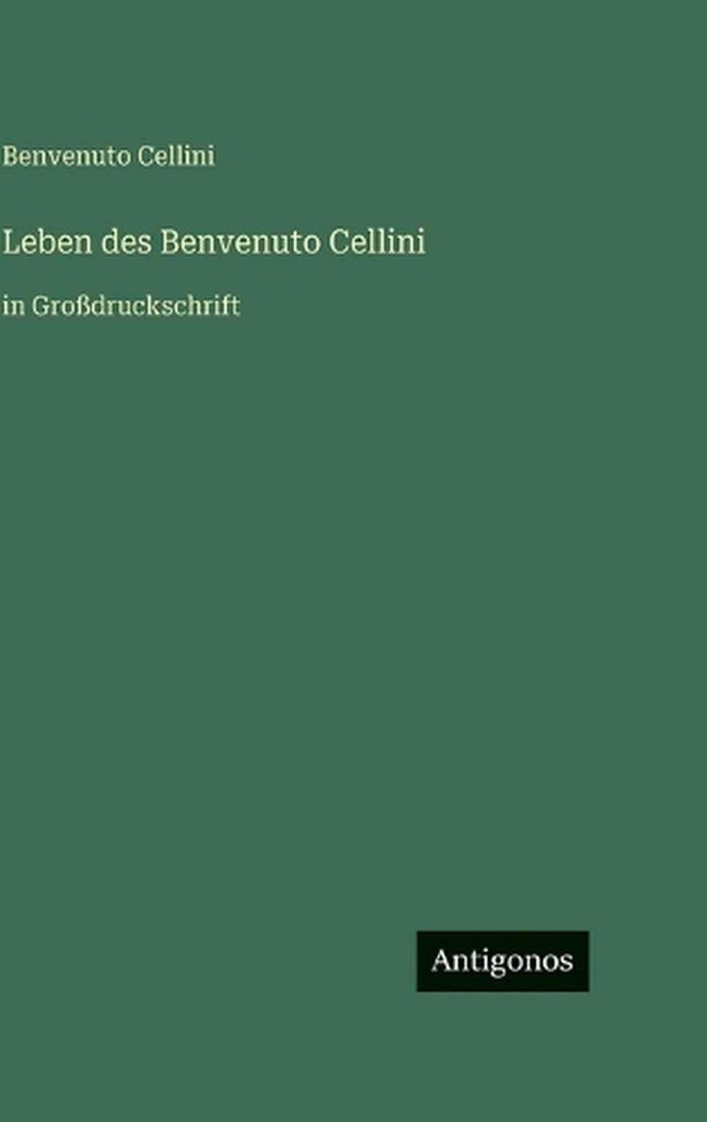 Leben des Benvenuto Cellini: in Grossdruckschrift by Benvenuto Cellini (German)