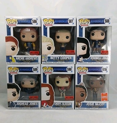 Funko POP RIVERDALE Lot of 6 Archie, Jughead, Betty, Veronica, Josie & Cheryl