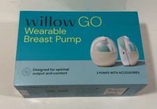 Willow Go Wearable Double Electric Breast Pump Kit New/Sealed