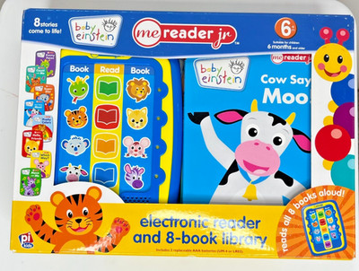 Baby Einstein: Me Reader Jr Electronic Reader and 8-Book Library Sound Book Set