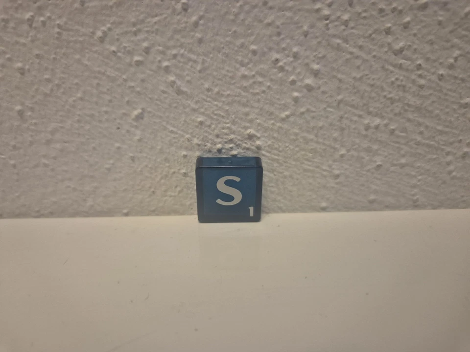 Scrabble Jubiläumsausgabe 60 Jahre Ersatzteile: Buchstabenstein S - Bild 1 von 1