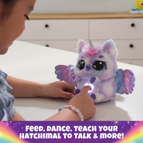 Hatchimals Alive Mystery Hatch Interactive Pufficorn with Mist, Lights & Sounds