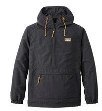 SALE! Men's L.L.Bean Mountain Classic Anorak Black Regular Width