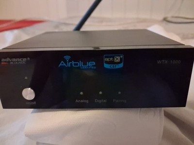 Advance Paris WTX-1000 mit Bluetooth HD Apt-X Wireless Receiver Schwarz