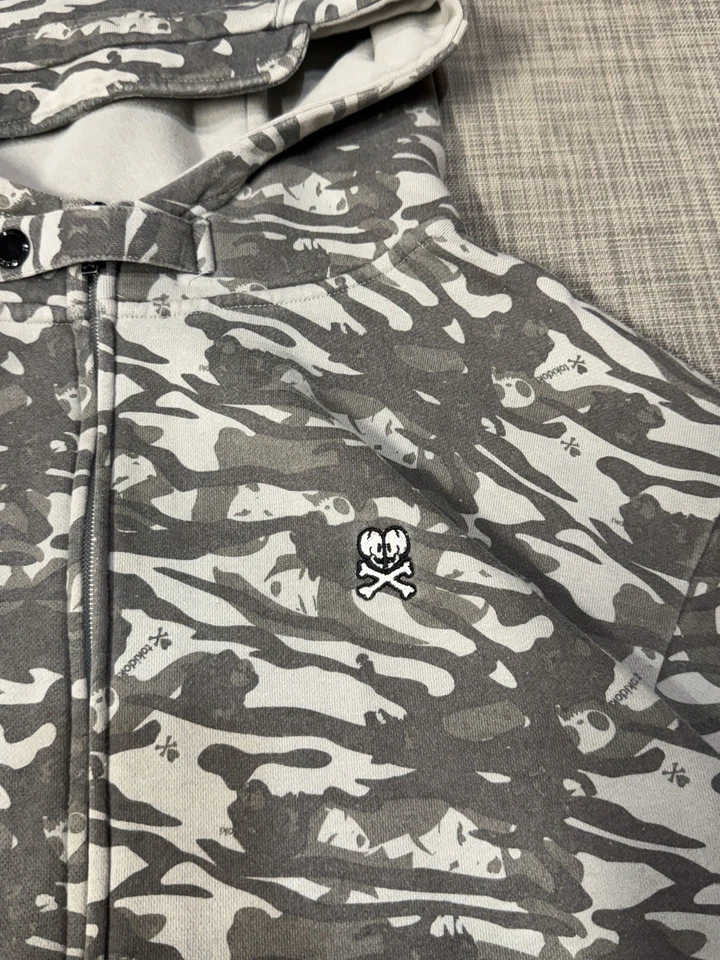 Sudadera con Capucha Tokidoki Vintage Y2K AOP Cremallera Unisex Talla Grande ¡RARA! Foto 3 de 4