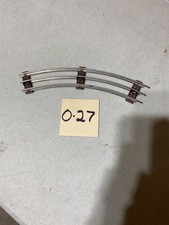 LIONEL 6-65014 O-27 CURVE TRACK W BROWN TIES. LOT OF 10 PCS. NEW OLD STOCK