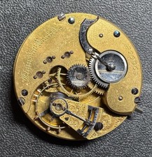1879 ELGIN 16S 15J PW LS GRADE 49 ADJUSTED RR GRADE POCKET WATCH MOVEMENT DIAL