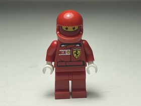 Lego Minifigure Lot F1 Ferrari Racer 8672 Retired rac029 rac030 rac025 jbl010