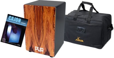 PUR Cajon PC 1077 Vision One Santos Palisander Percussion Set Tasche Schule