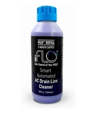 iFLO Refill Smart Air Conditioner Drain Line and Pan Cleaner 3-Month Supply 36oz