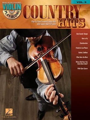 COUNTRY HITS - VIOLIN PLAY-ALONG VOLUME 9 (BK/) By Hal Leonard Corp. *BRAND NEW*