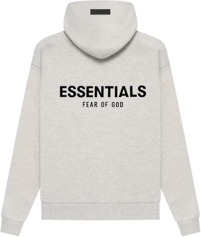NEW Fear of God Essentials Light Oatmeal White Hoodie Size Medium Authentic✅ - Image 2 of 2
