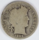 1909 D Barber Dime