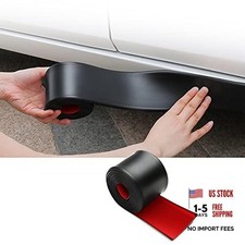 13ft 3.15in Side Skirt s Protector, Universal Rubber Anti - Scratch Black