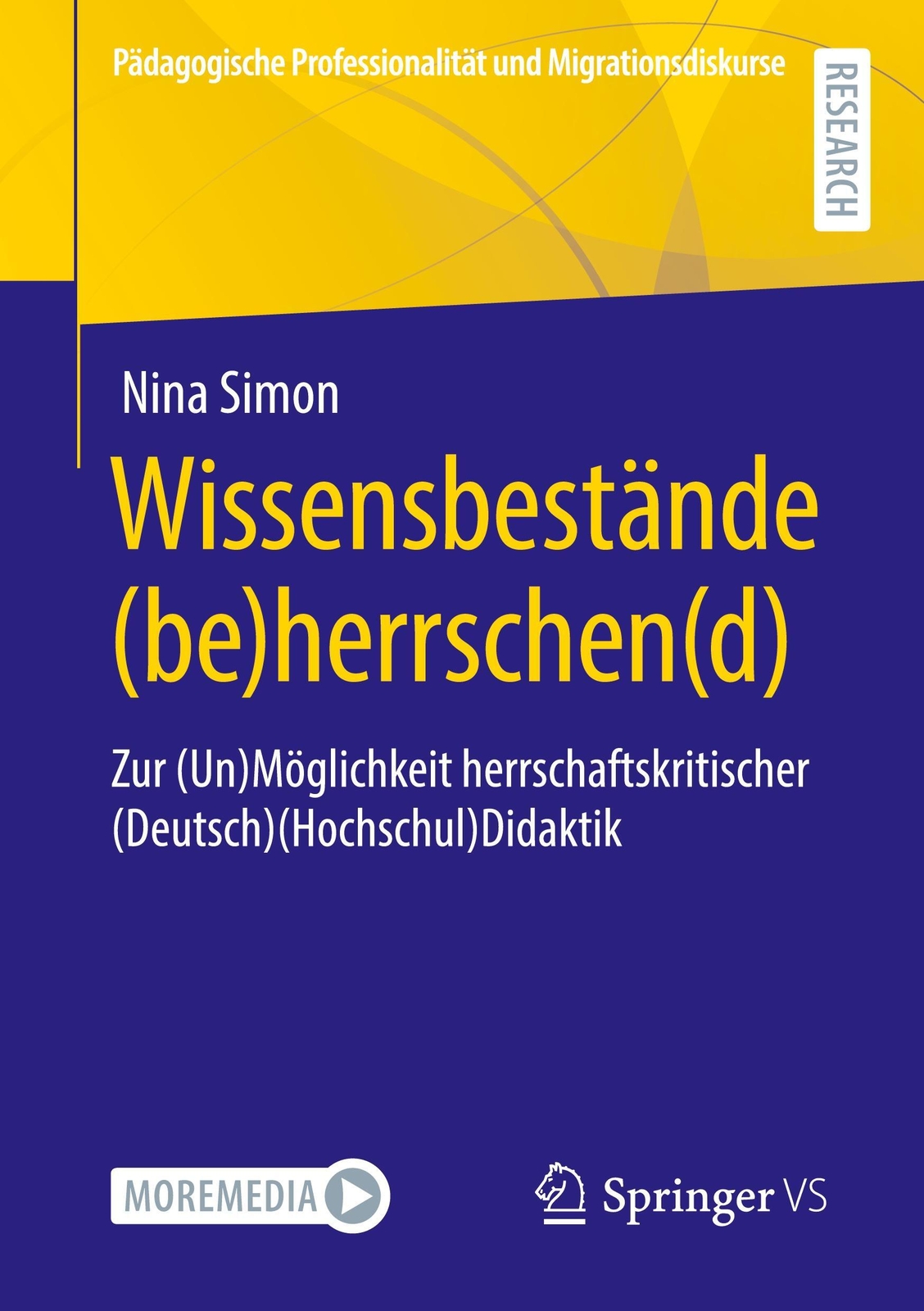 Wissensbestände (be)herrschen(d) | Nina Simon | Deutsch | Taschenbuch