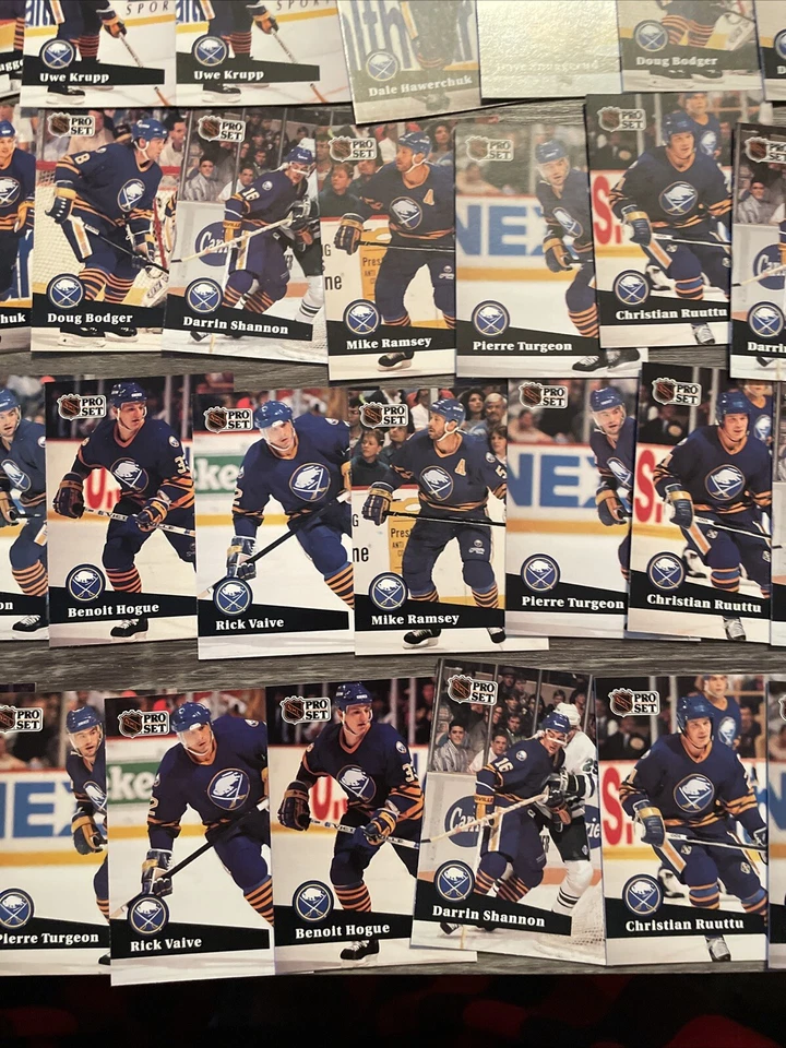 1991-92 Pro Set Buffalo Sabres 50 Card Team Lot - Image 4 of 4