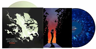 MICHAEL JACKSON - Scream - 2 Glow in the Dark Vinyl LP Limited Coloured  NEU