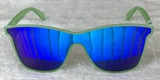 NWOT Hurley Polarized Sunglasses Matte Light Green/Blue Mirror HSL 1041OP 330