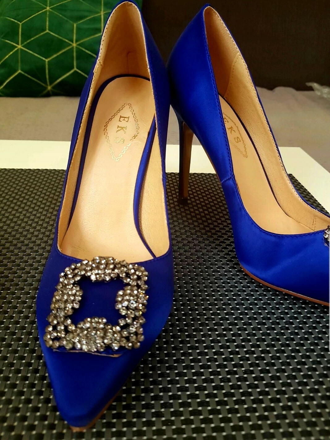 New Women Electric Blue pumps, elegant eBay