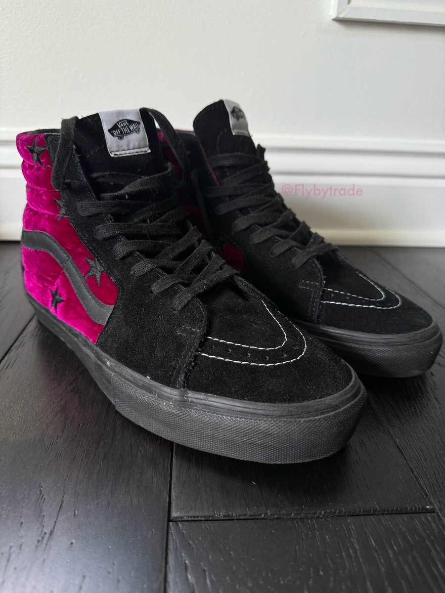RARE? VANS x SUPREME Sk8-Hi PRO Velvet Velour Purple Sz 11 Men