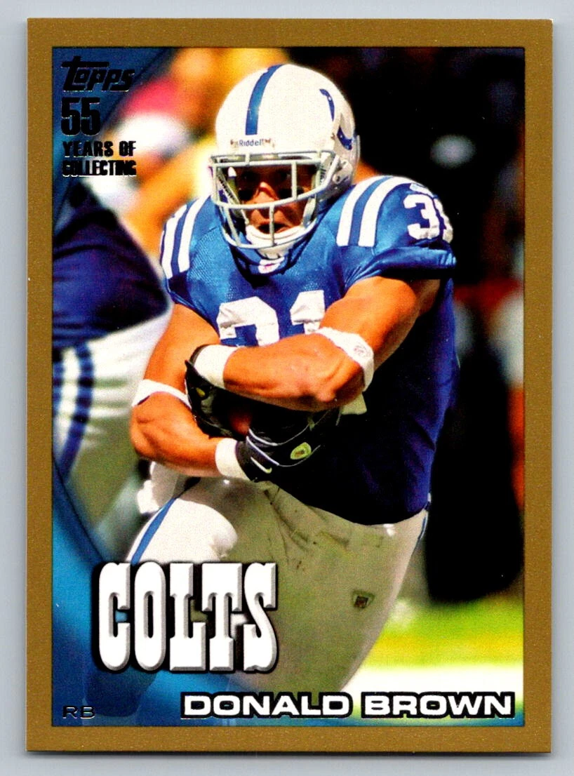 Donald Brown trading card