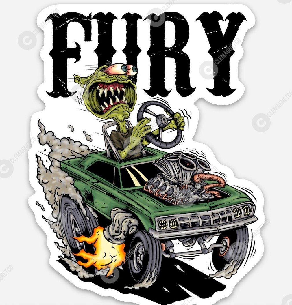 ラットフィンクとファイャーマッスルカー AUTO WORLD 1:18 RAT FINK LUCKY No.13 FIRE TRUCK w/ RAT FINK