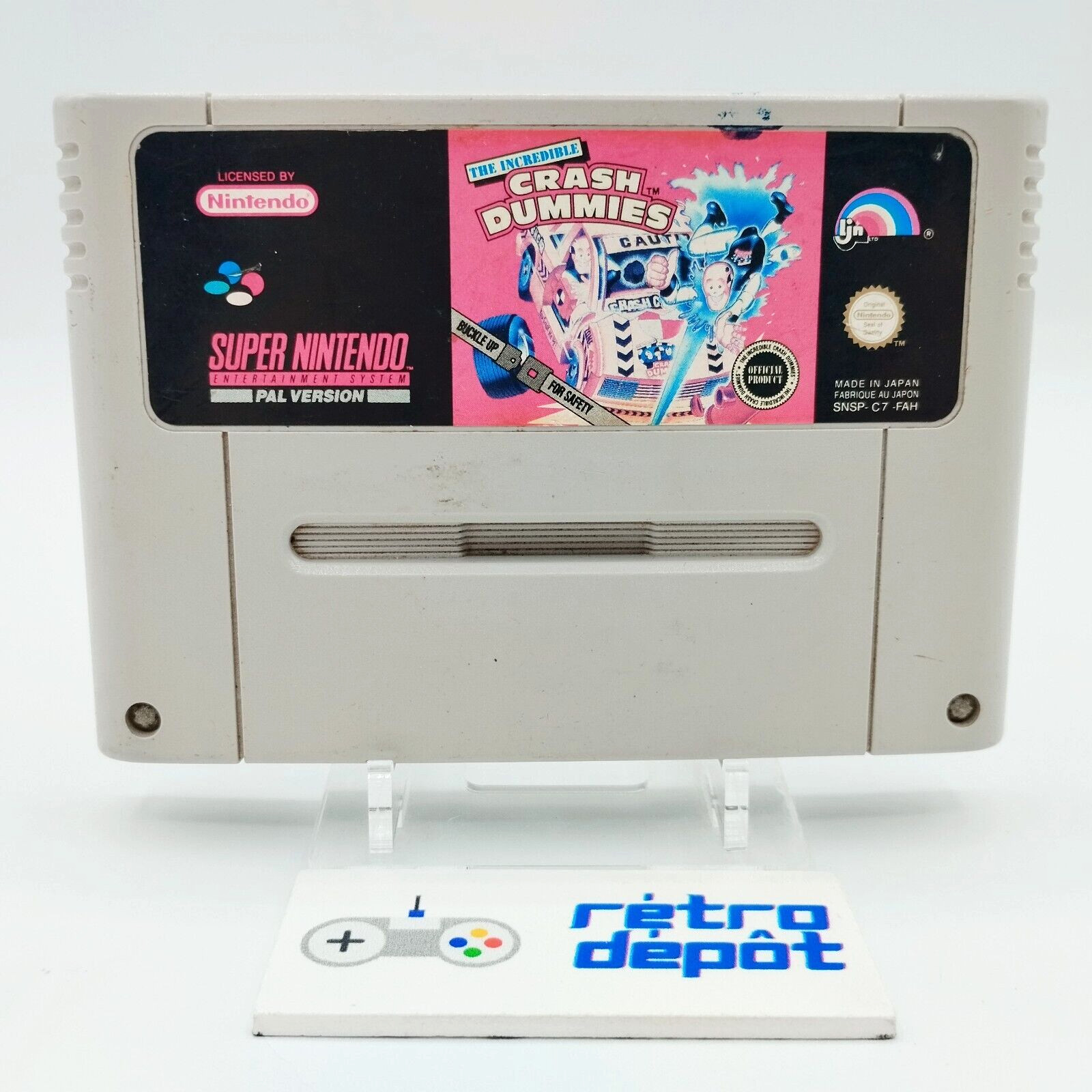 The Incredible Crash Dummies / Super Nintendo SNES / PAL / FR / FAH #2