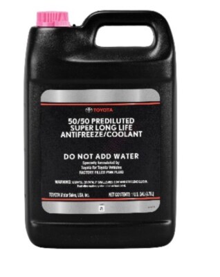 1 Gallon Pink Genuine OEM Toyota Lexus Super Long Life Antifreeze Coolant 50/50*