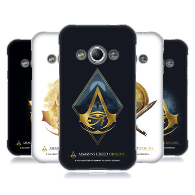 OFFICIAL ASSASSIN'S CREED ORIGINS CRESTS SOFT GEL CASE FOR SAMSUNG PHONES 4