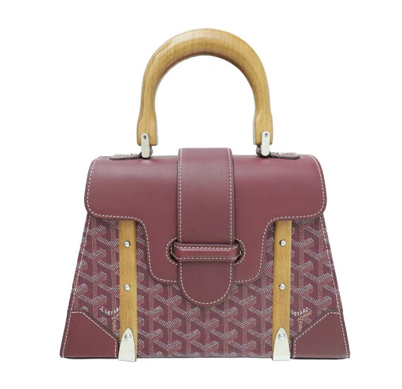 Goyard Saigon PM Burgundy Goyardine