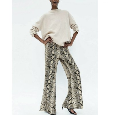 ZARA Women Medium Snake Animal Print 