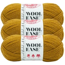 (3 Pack) Lion Brand Yarn 620-087 Wool-Ease Yarn, Arrowwood