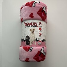 Peanuts Snoopy Pink Valentine s Cozy Pet Blanket
