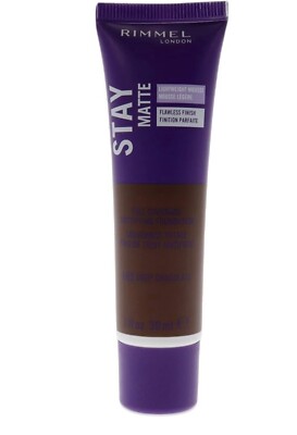 Rimmel London Stay Matte Lightweight Foundation - 605 Deep Chocolate Foundation